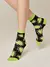 Носки женские хлопковые esli classic 532 черный-салатовый, , 38-39 (25), ESLI, - 1
