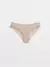Трусы женские «бикини» из геометрического кружева и хлопка grafic lace lb 1985 light almond, , 106/XL, CONTE ELEGANT, - 1
