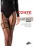 Колготки с имитацией чулок с подвязками instinct nero, 24С-79СП, 3, CONTE ELEGANT,  - 1