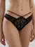 Трусы женские танга с низкой линией талии leo tp6105 лео черный, 24С-0004КСП, 90/XS, CONTE ELEGANT,  - 1