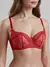Бюстгальтер балконет на косточках conte nocturne tb5199 красный, , 70C, CONTE ELEGANT, - 1