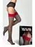 Чулки без силикона minimi dea 20 nero/rosso, , 2 (S/M), MINIMI, - 1