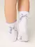 Носки детские (декор, бантики) tip-top 065 белый-сиреневый, , 16, CONTE-KIDS, - 1