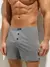Мужские трусы-боксеры omsa omb 1243-1 grigio, , 46 (M), OMSA, - 1
