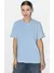 Футболка женская прямая omsa cotton omt_d1202 celeste, , 52 (2XL), OMSA, - 1