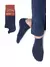 Укороченные мужские носки omsa active 124 blu, , 39-41 (25-27), OMSA, - 1