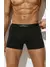 Мужские трусы боксеры с открытой резинкой omsa omb 1234-1 nero, , 46 (M), OMSA, - 1