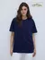 Женская футболка oversize из 100% хлопка omsa omt_d1301 blu notte, , 46 (M), OMSA, - 1