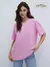 Женская футболка oversize из 100% хлопка omsa omt_d1301 rosa, , 46 (M), OMSA, - 1