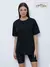 Женская футболка oversize из 100% хлопка omsa omt_d1301 nero, , 50 (XL), OMSA, - 1