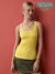 Майка женская на широких бретелях из кашкорсе minimi 1321_01ce giallo, , 42 (XS), MINIMI, - 1