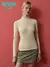 Водолазка с высоким воротником с подворотом (кашкорсе) minimi 1731с fresh beige, , 44 (S), MINIMI, - 1