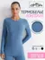 Лонгслив женский "термо" с длинным рукавом omsa omd 1612t pv jeans, , 50 (XL), OMSA, - 1