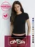 Футболка женская omsa omd 1411s soft nero, , 44 (S), OMSA, - 1