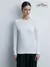 Лонгслив женский прямого кроя omsa omt_d1631 bianco, , 52 (2XL), OMSA, - 1