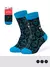 Носки детские (мордочки) omsa kids calzino 21p74 nero/blu, , 23-26 (14-16), OMSA, - 1