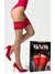 Чулки minimi ti amo 20 daino/rosso, autoreg. TI AMO 20 Чулки (на широкой резинке), S/M, MINIMI,  - 1