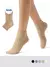 Женские зимние укороченные носки в рубчик minimi inverno 3304 beige, , 35-38 (23-25), OMSA, - 1