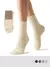 Женские «пушистые» зимние носки omsa comfort 350 beige, , 39-41 (25-27), OMSA, - 1