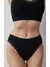 Женские трусы слипы в рубчик minimi 2241s french chic slip alto nero, , 42/44 (XS/S), MINIMI, - 1