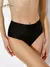 Женские трусы-слипы с высокой линией талии omsa omd 2231b invisible slip maxi nero, , 44 (S), OMSA, - 1