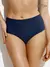 Женские трусы-слипы с высокой линией талии omsa omd 2231b invisible slip maxi blu notte, , 44 (S), OMSA, - 1