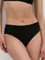 Бесшовные женские трусы «слипы» omsa omd 2221s cotton slip midi nero, , 46 (M), OMSA, - 1