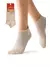 Женские укороченные носки с люрексом omsa eco 255 beige melange, , 35-38 (23-25), OMSA, - 1