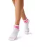 Короткие носки унисекс со сленговыми надписями omsa freestyle 619 bianco/rosa, , 35-38 (23-25), OMSA, - 1