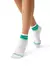 Короткие носки унисекс со сленговыми надписями omsa freestyle 619 bianco/verde, , 35-38 (23-25), OMSA, - 1