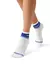Короткие носки унисекс со сленговыми надписями omsa freestyle 619 bianco/blu, , 45-47 (29-31), OMSA, - 1