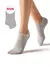 Женские укороченные носки из хлопка в горошек minimi trend 4203 grigio chiaro, , 35-38 (23-25), MINIMI, - 1