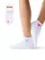 Женские укороченные носки с рисунком «love story» minimi trend 4213 bianco, , 35-38 (23-25), MINIMI, - 1