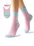 Высокие женские носки с трендовым рисунком minimi trend 4219 rosa antico, , 35-38 (23-25), MINIMI, - 1