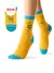 Женские высокие носки с трендовым рисунком minimi trend 4217 giallo, , 35-38 (23-25), MINIMI, - 1