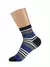 Женские носки в контрастную полоску minimi trend 4205 blu, , 35-38 (23-25), MINIMI, - 1