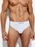 Бесшовные трусы мужские слипы omsa omu 2121s bianco, , 46 (M), OMSA, - 1