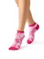 Укороченные женские носки с абстрактным рисунком minimi trend 4218 fuxia/multicolor, , 35-38 (23-25), MINIMI, - 1