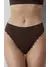 Бесшовные ажурные трусы женские слипы minimi mi 2241s french chic slip alto cioccolato, , 44/46 (S/M), MINIMI, - 1