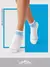 Короткие носки унисекс со сленговыми надписями omsa freestyle 619 bianco/blu chiaro, , 35-38 (23-25), OMSA, - 1