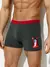 Трусы мужские omsa omu 1234-24b new year grigio scuro melange/rosso, , 46 (M), OMSA, - 1