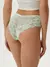 Трусы бразилиана из хлопка с кружевом minimi bo261 brasiliana menta, , 48 (L), MINIMI, - 1