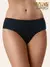 Трусы бразилиана из хлопка с кружевом minimi bo261 brasiliana nero, , 42 (XS), MINIMI, - 1