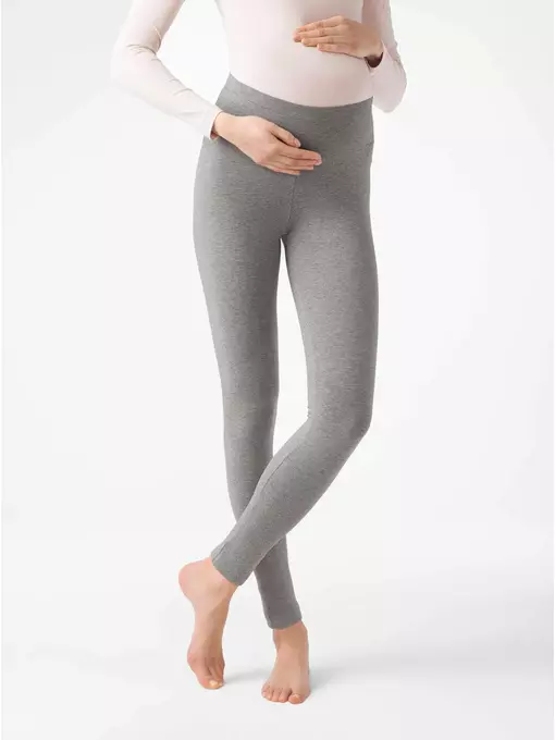 Ультракомфортные леггинсы для беременных mama fitness dark grey, 18С-591ТСП, 170-102/L, CONTE ELEGANT,  - 1