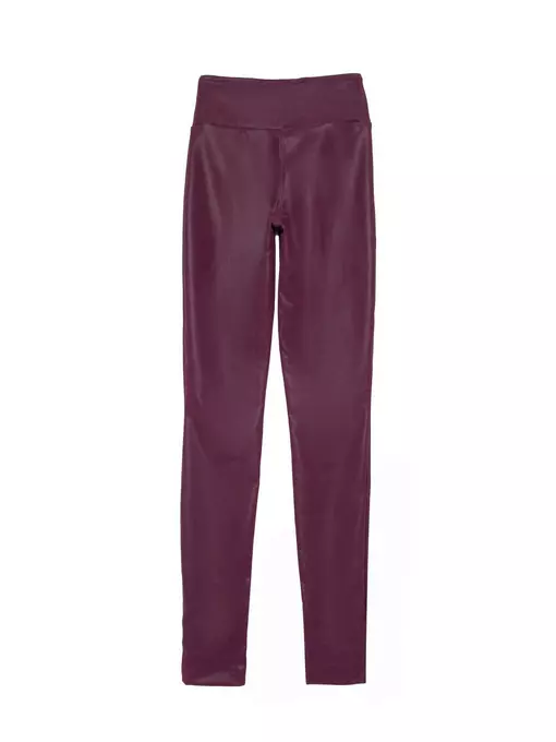 Моделирующие женские леггинсы miss conte с высокой посадкой из искусственной кожи amaranth, 19С-861ТСП, 170-106/XL, CONTE ELEGANT,  - 4