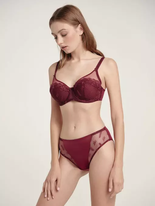 Бюстгальтер "балконет" на каркасах rendezvous rb5130 бордо, 20С-0025КСП, 80D, CONTE ELEGANT,  - 3