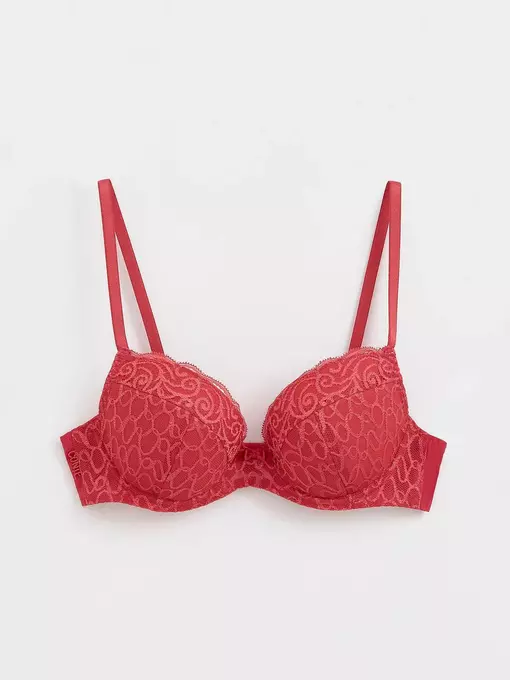 Бюстгальтер с эффектом push-up voile rb2081 брусника, 20С-0005КСП, 75A, CONTE ELEGANT,  - 8