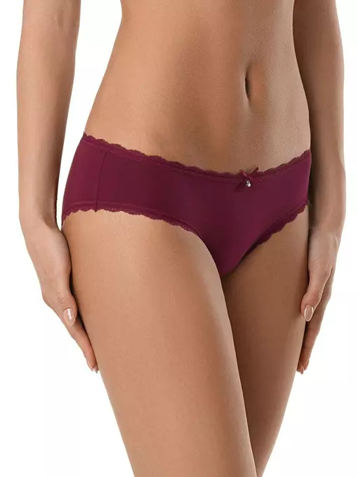 Трусы женские "хипстер" secret charm lhp 988 (в коробке) bordo, 18С-774ТСП, 90/XS, CONTE ELEGANT,  - 1