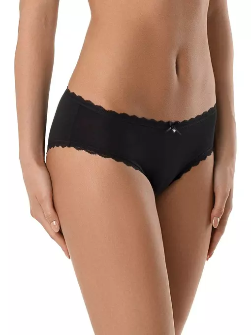 Трусы женские "хипстер" secret charm lhp 988 (в коробке) black, 18С-774ТСП, 90/XS, CONTE ELEGANT,  - 1