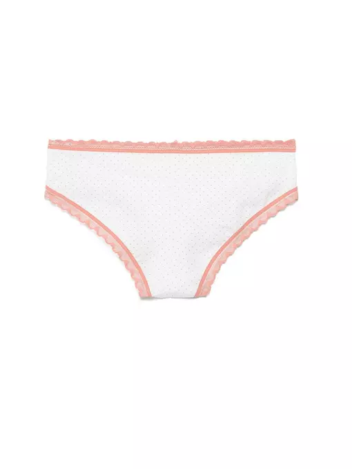 Трусы женские "бикини" lazy days conte lb 1003 (в коробке) white-dusty rose, 18С-791ТСП, 94/S, CONTE ELEGANT,  - 4
